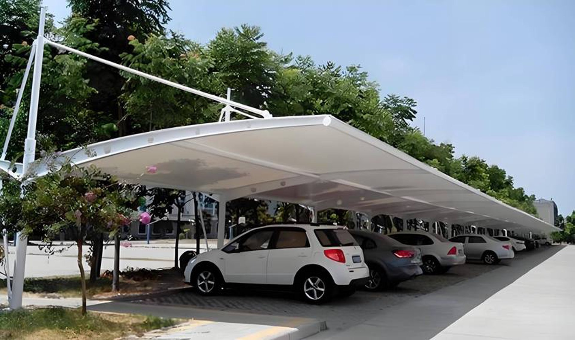 西安膜结构车